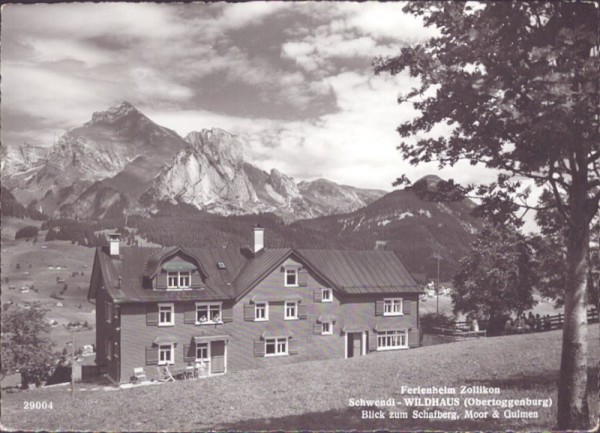 Ferienheim Zollikon, Schwendi - Wildhaus