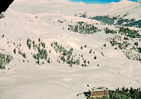 Berghotel Prätschli, Arosa - Flugaufnahmen Vorderseite