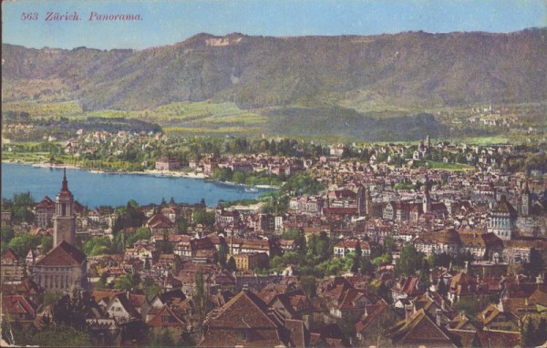 Zürich. Panorama. 1929