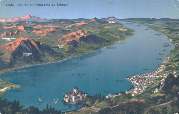 Chillon et Panoramo du Léman Vorderseite