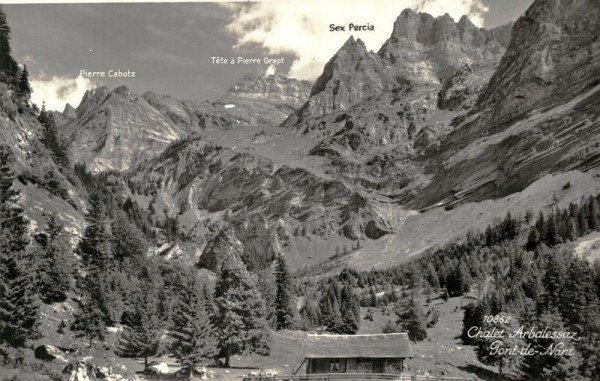 Chalet Arbalessaz, Pont-de-Nant Vorderseite