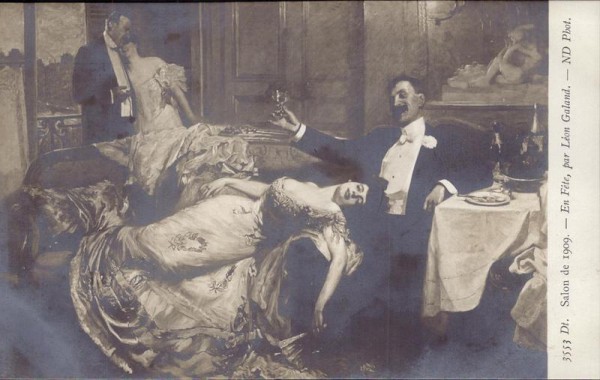 en fête, Léon Galand Vorderseite