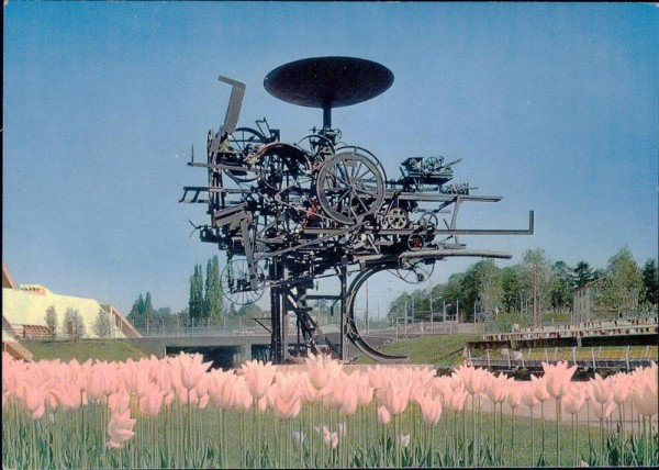 Expo 1964, Lausanne, Tinguely-Maschine Vorderseite