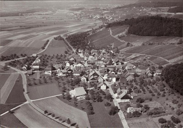 Rudolfingen, Flugaufnahme Vorderseite