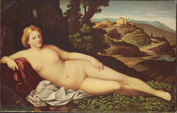 Ruhende Venus, Palma Vecchio Vorderseite