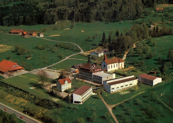 Internatschule Walterswil, Baar ZG - Flugaufnahmen Vorderseite