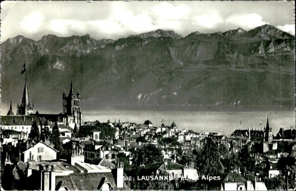 Lausanne et les Alpes Vorderseite