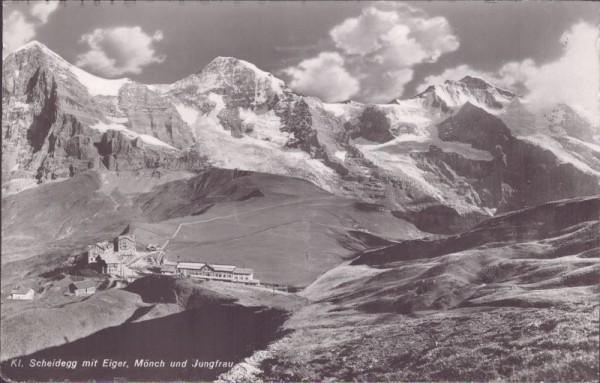 Kleine Scheidegg mit Eiger, Mönch und Jungfrau