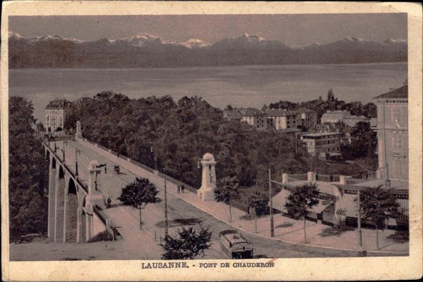 Lausanne/Pont de Chauderon Vorderseite