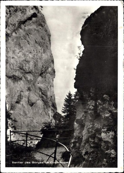 Sainte-Croix - Gorges de Covatannaz Vorderseite