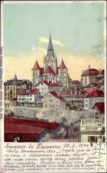 Souvenir de Lausanne Vorderseite