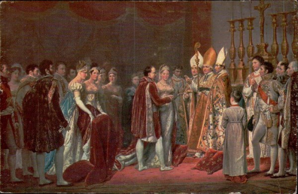 Hochzeit von Napoleon I Vorderseite