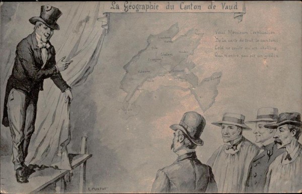 La Géographie du Canton de Vaud Vorderseite