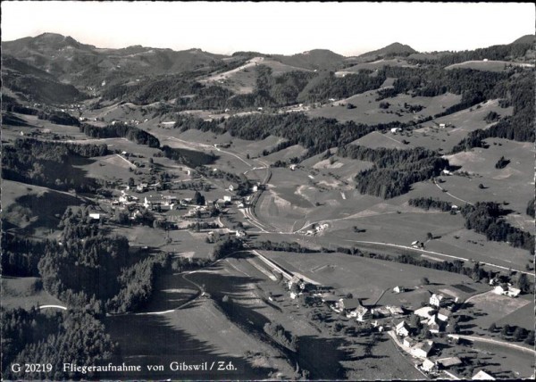 Gibswil, Flugaufnahme Vorderseite