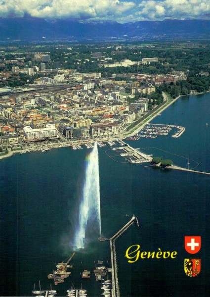 Le jet d'eau, Genéve Vorderseite