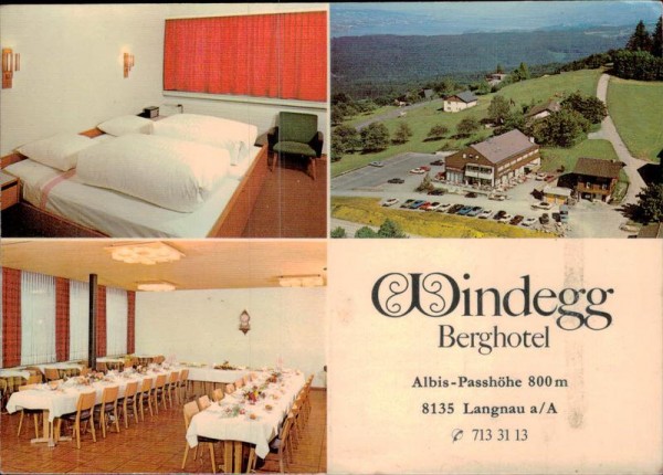 Langnau a/A, Berghotel Windegg Vorderseite