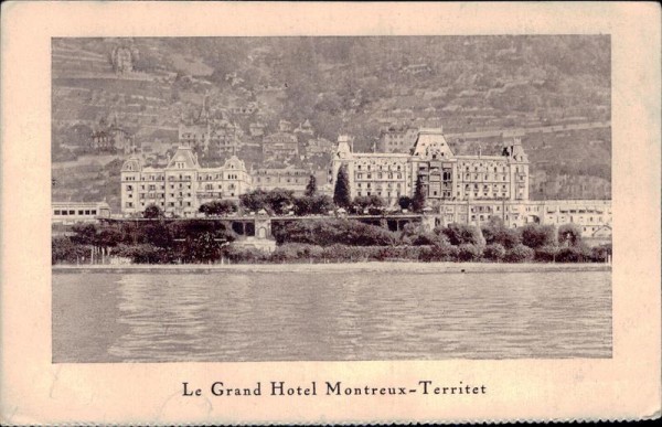 Loe Grand Hotel Montreux-Territet Vorderseite