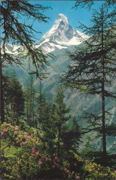 Täsch bei Zermatt, Matterhorn