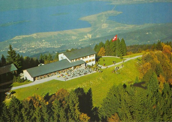 Berggasthaus Etzel - Kulm - Flugaufnahmen Vorderseite