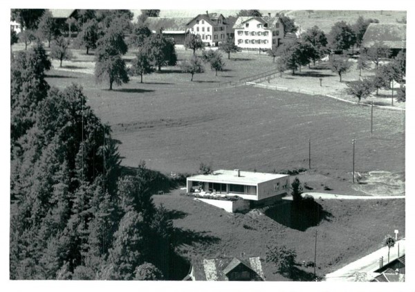 Haslen, Flugaufnahme Vorderseite