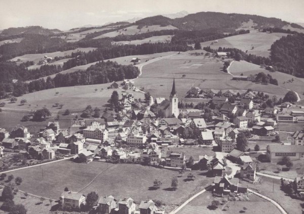 Luftkurort Mogelsberg (Toggenburg)  -  Flugaufnahmen Vorderseite