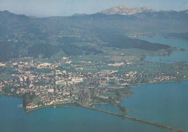 Rapperswil SG  -  Flugaufnahmen Vorderseite