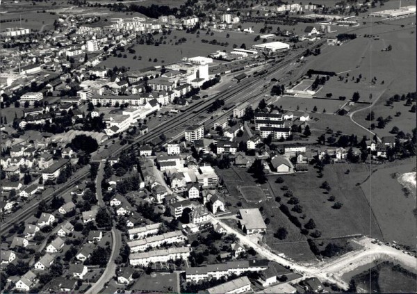 Gossau SG, Flugaufnahme Vorderseite