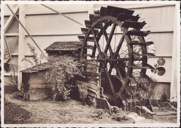 altes Mühlerad, Landi Zürich, 1939 Vorderseite