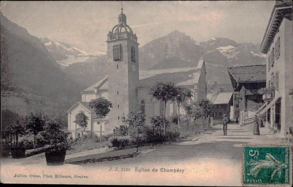 Eglise de Champéry Vorderseite