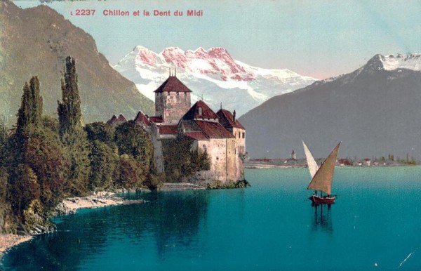 Chillon et la Dent du Midi Vorderseite