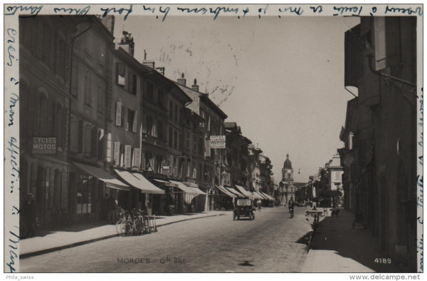 Morges - Grand de Rue - animée