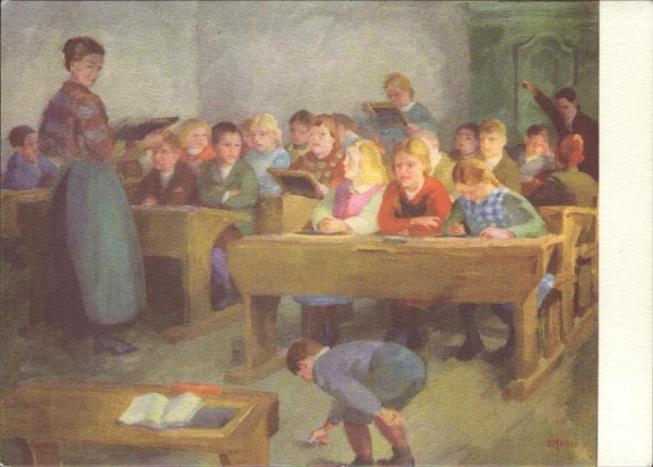 E. Huber, Dorfschule Vorderseite