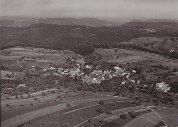 Lampenberg,  Flugaufnahme Vorderseite