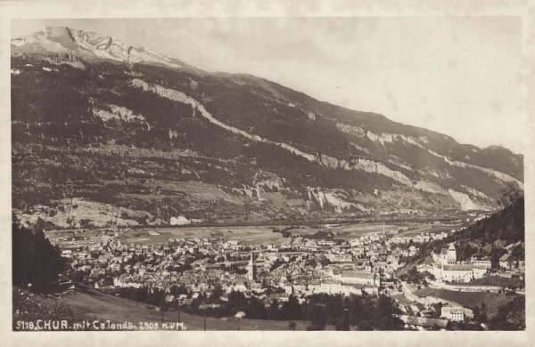 Chur mit Calanda. 1939