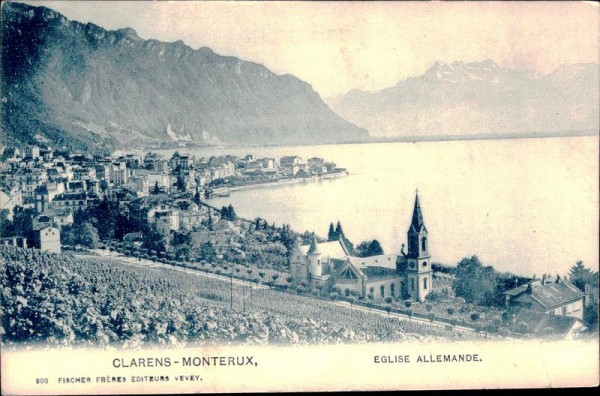 Clarens-Montreux/Eglise Allemande. Vorderseite