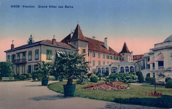 Yverdon, Grand Hotel des Bains Vorderseite