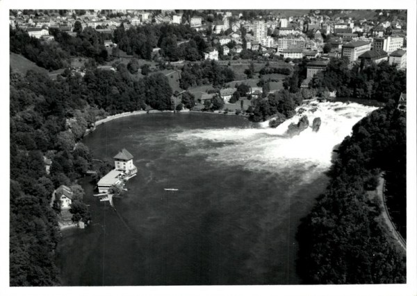 Neuhausen am Rheinfall-Flugaufnahme Vorderseite