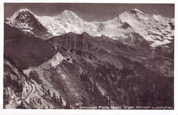 Schynige Platte Bahn - Eiger Mönch und Jungfrau