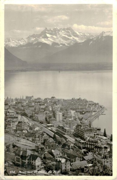 Montreux et Dents du Midi Vorderseite