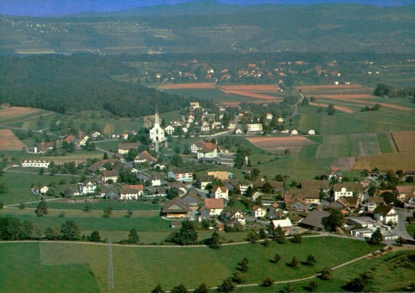 Bünzen AG  -  Flugaufnahmen Vorderseite