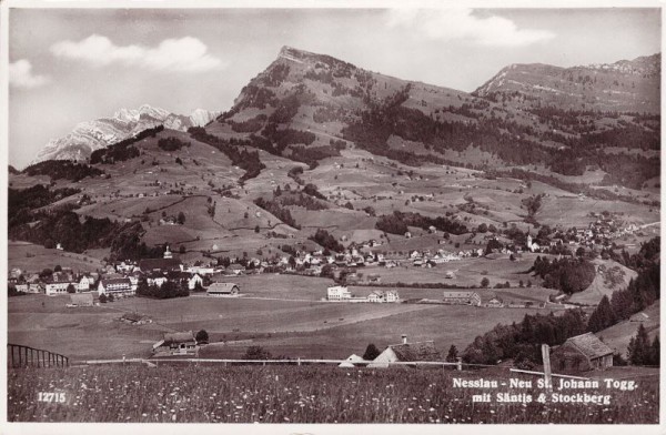 Nesslau - Neu St.Johann Togg. mit Säntis & Stockberg