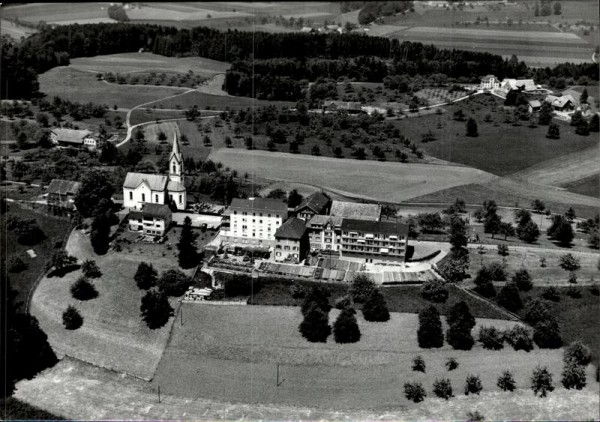 St. Pelagiberg, Kurhaus Marienburg, Flugaufnahme Vorderseite