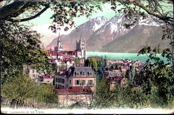 Lausanne et les Alpes Vorderseite