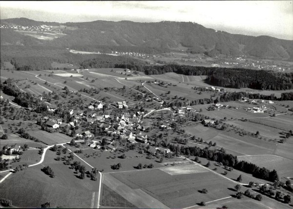 Aesch bei Birmensdorf, Flugaufnahme Vorderseite