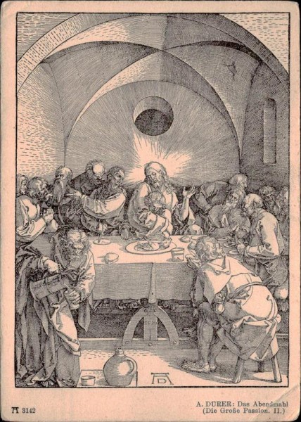 A. Dürer, das Abendmahl Vorderseite