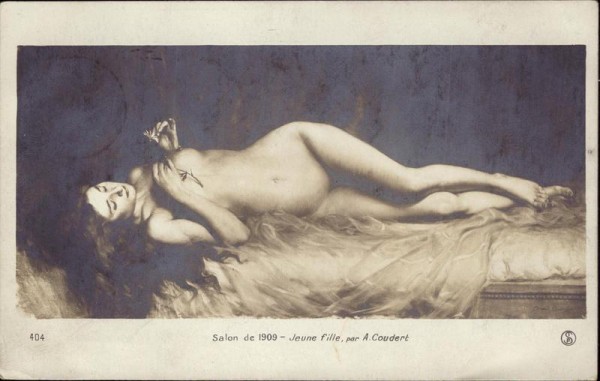 Jeune fille, A. Coudert Vorderseite