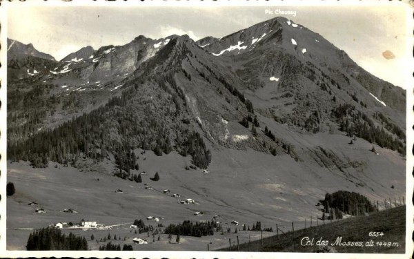 Col des Mosses Vorderseite