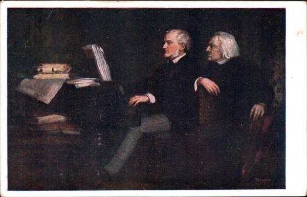 Liszt bei Richard Wagner, Torggler Vorderseite