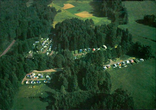 Wildberg, Campingplatz, Flugaufnahme Vorderseite