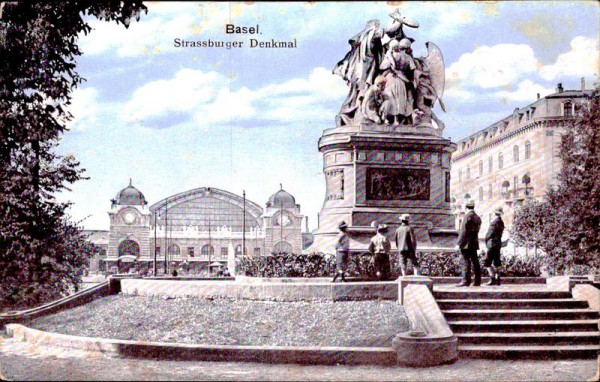 Basel, Strassburger Denkmal Vorderseite